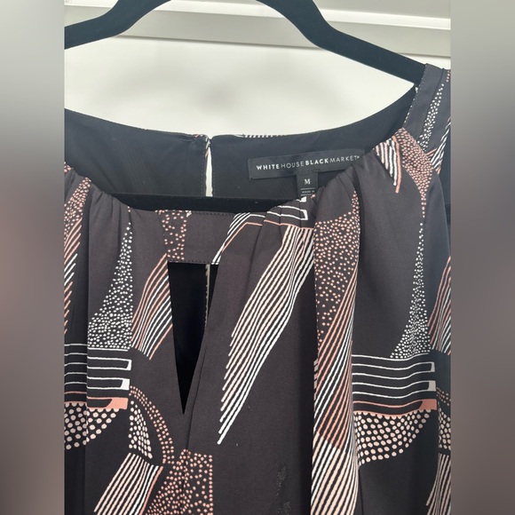 White House Black Market brown and pink top - Picture 2 of 5